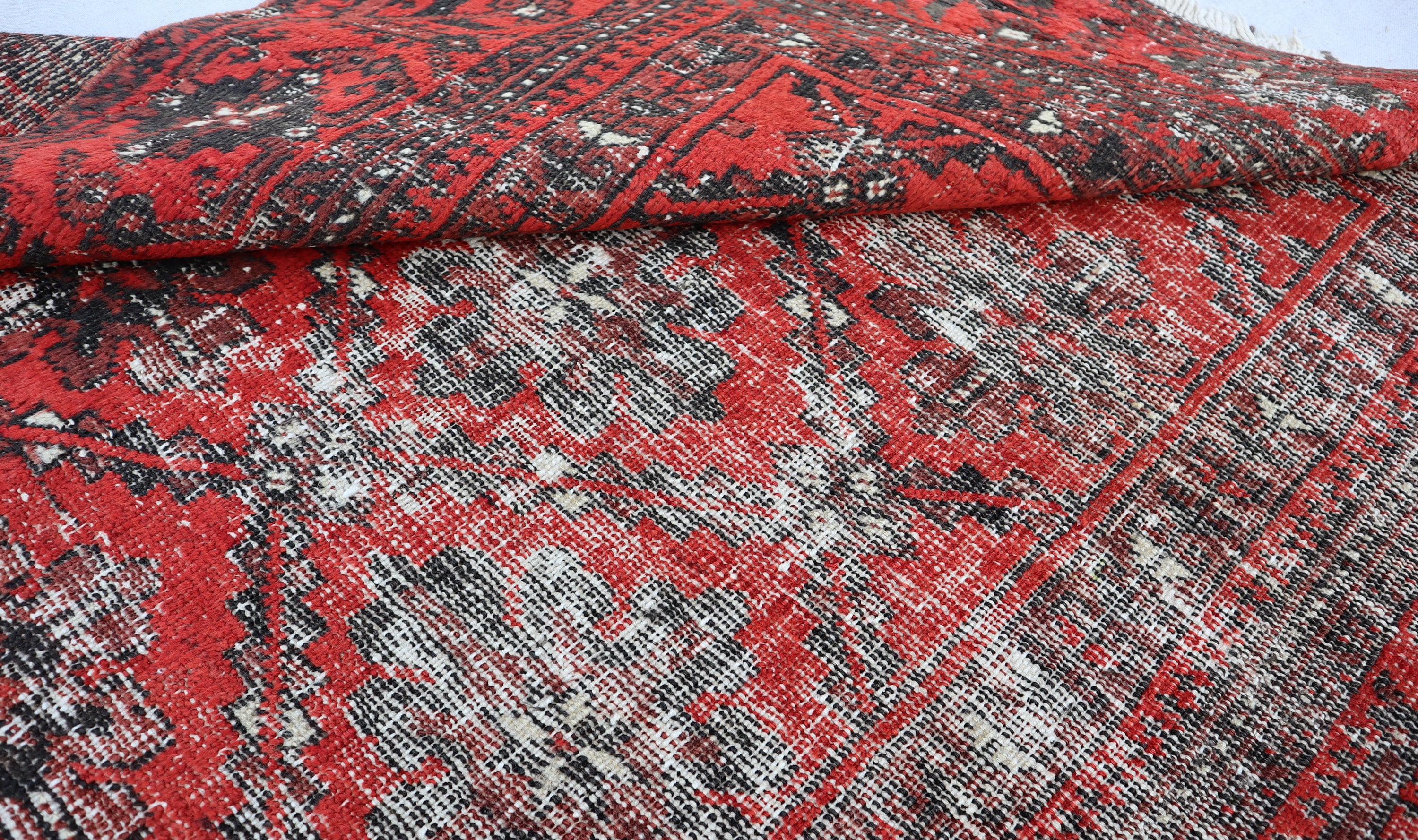 ヴィンテージ バルーチ ラグ：手織りウール、風合いのある部族ラグ（3