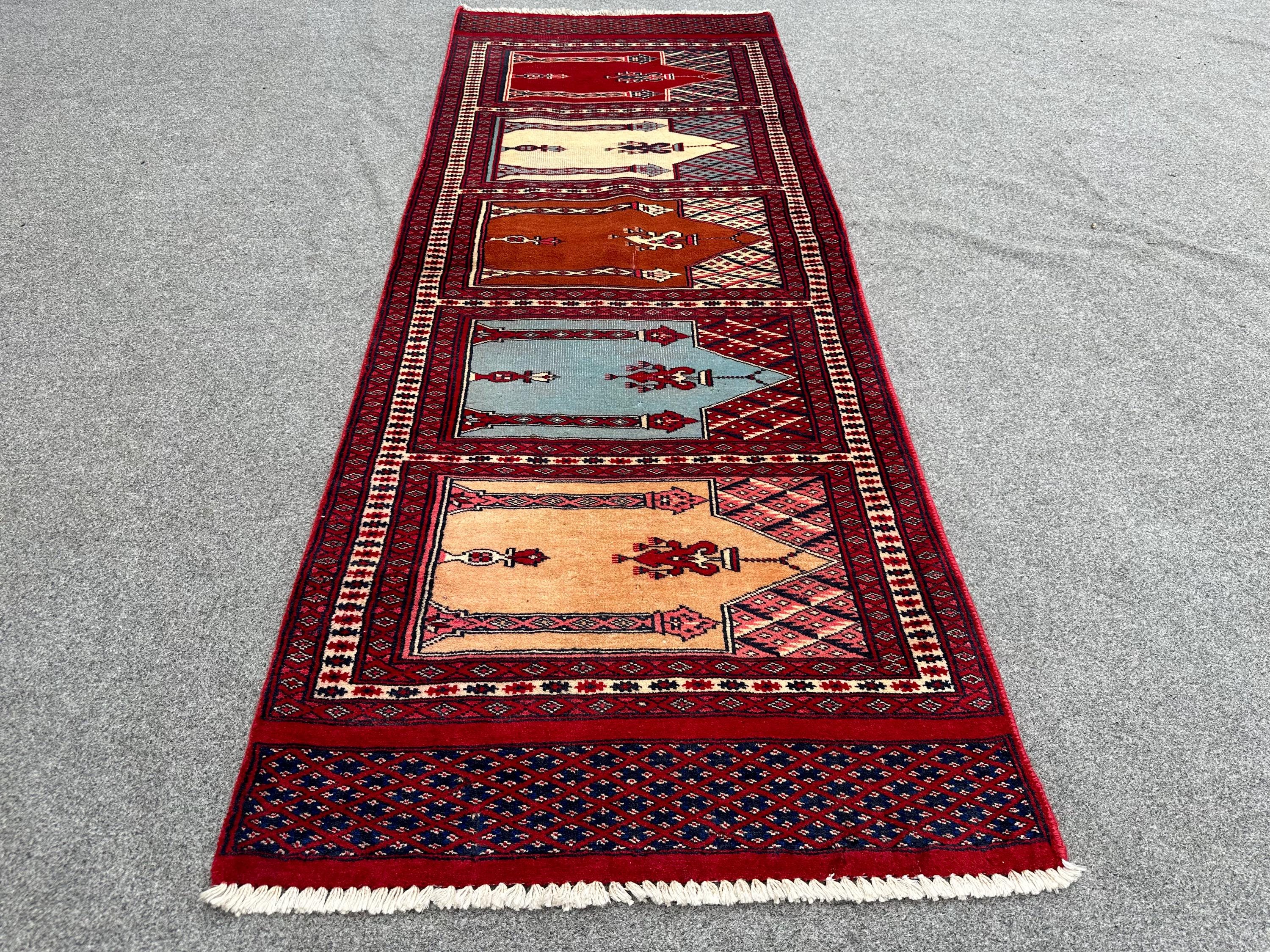 2 x 4フィートのハンドメイド トライバル ソフトパイル パキスタン