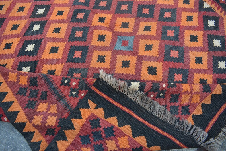 Baluch rug Turkish rug kilim rug 6/'6 x 10 Feet Gorgeous Handmade Afghan Ghallmori Vintage 100/% wool area rug