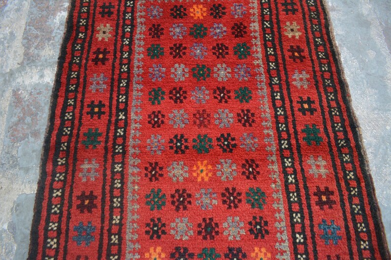2/' x 3/'2 Feet Stunning Handmade Vintage Afghan Tribal 100/% Wool Baluchi Traditional Hallway Rug Moroccan Rug Caucasian Rug SIZE