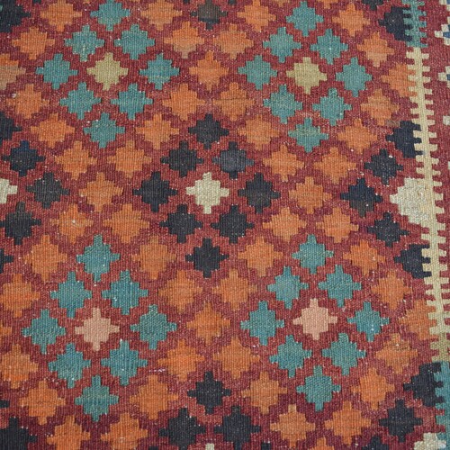 SIZE : 2'7 x 3'6 Feet Vintage Handmade Afghan Tribal Ghallmori Kelim 100% Wool Traditional Rug. Home shops Decor Kelim Rug , Vintage Kelim Rug