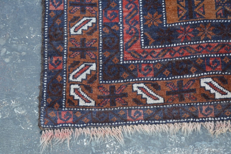 Gorgeous Design Rug Handmade Afghan Baluchi Prayer wool rug 3/'1 x 5/'1 Feet Stunning Vintage Rug SIZE