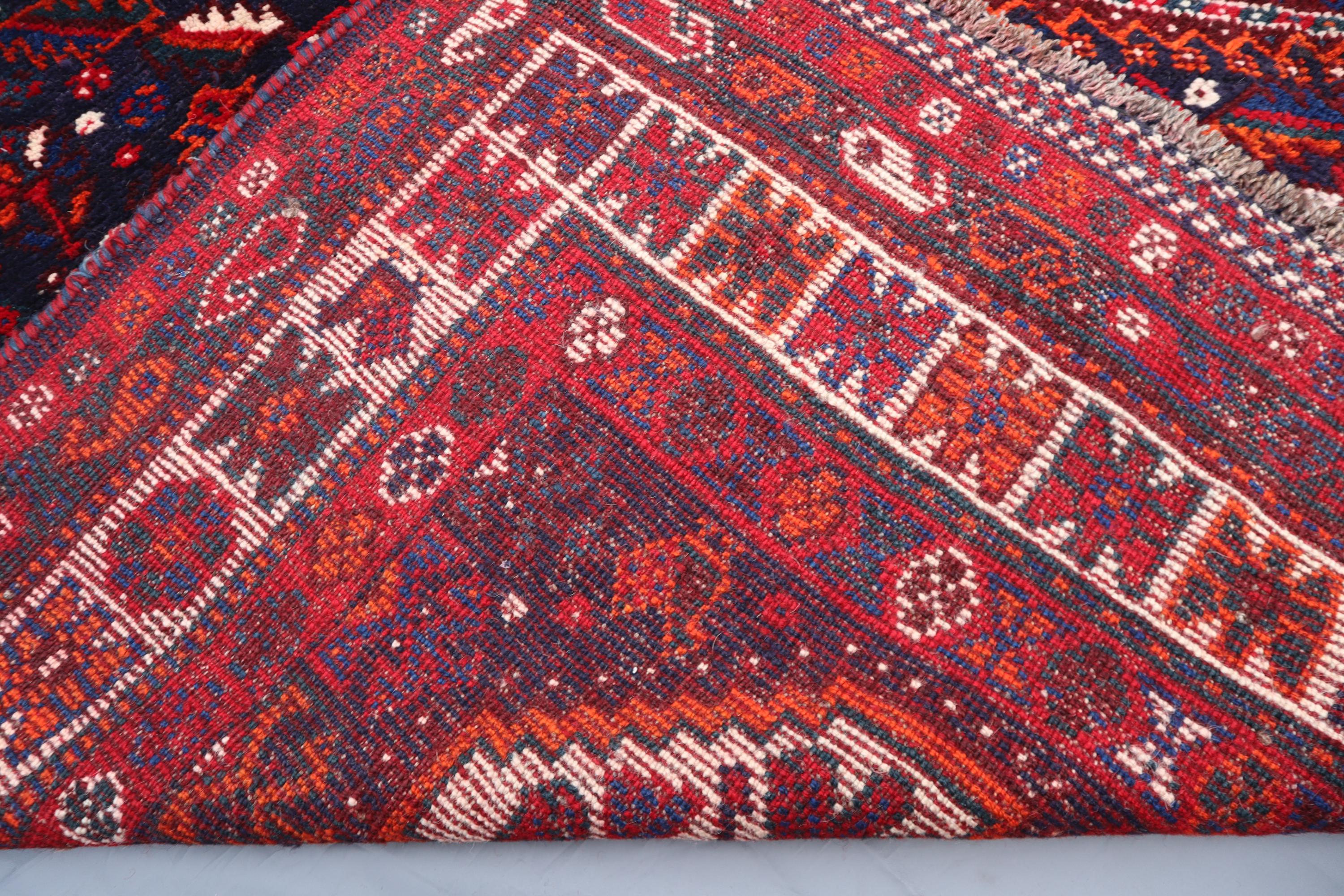 ヴィンテージ アフガニスタン シラジ ラグ：8x10 ハンドメイド ウール