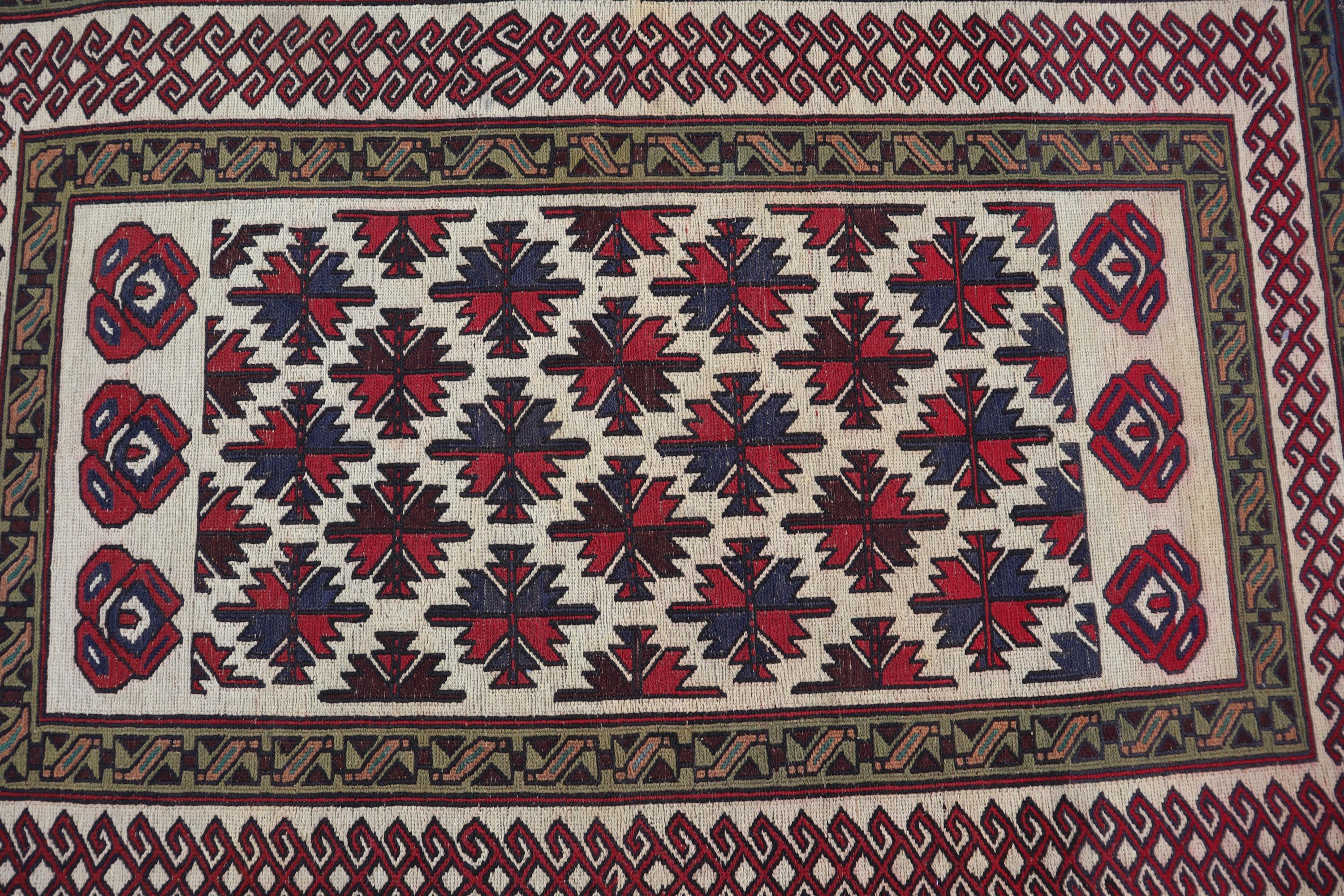 ビンテージ　アフガンラグ キリム　アンティーク 敷物　インテリア ビンテージ アフガンラグ キリム アンティーク 敷物 インテリア