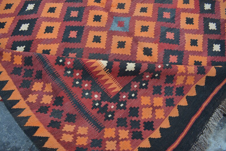 Baluch rug Turkish rug kilim rug 6/'6 x 10 Feet Gorgeous Handmade Afghan Ghallmori Vintage 100/% wool area rug