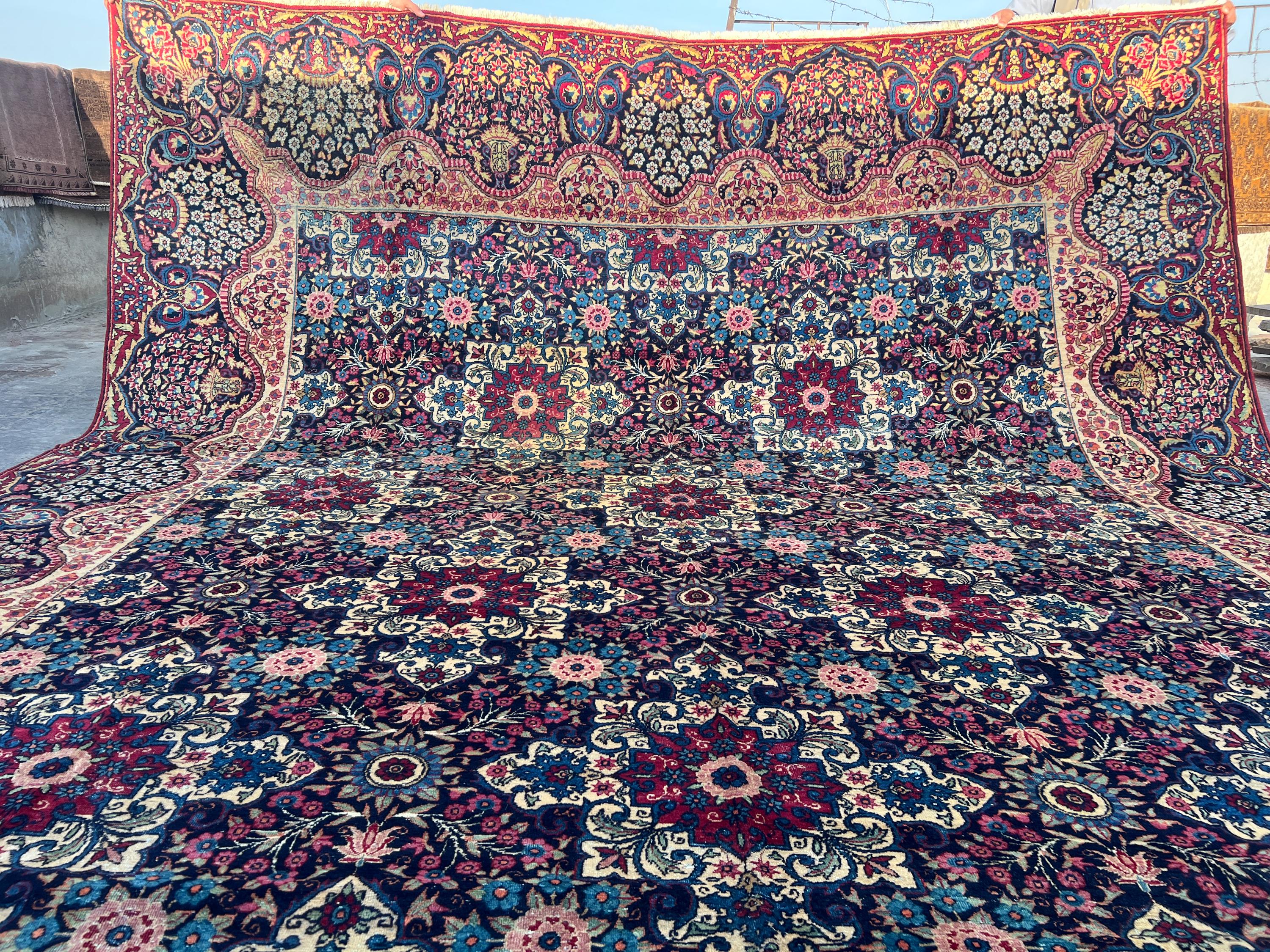 Tapis Ancien Turc Kazak – Laine, Motifs Géométriques – XIXe Ou Avant – Multicolore