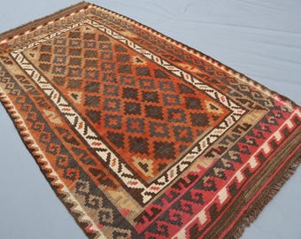 キリム アフガン ラグ 195x153 cm キリム アフガン ラグ 195x153 cm キリム アフガン ラグ 195x153 cm