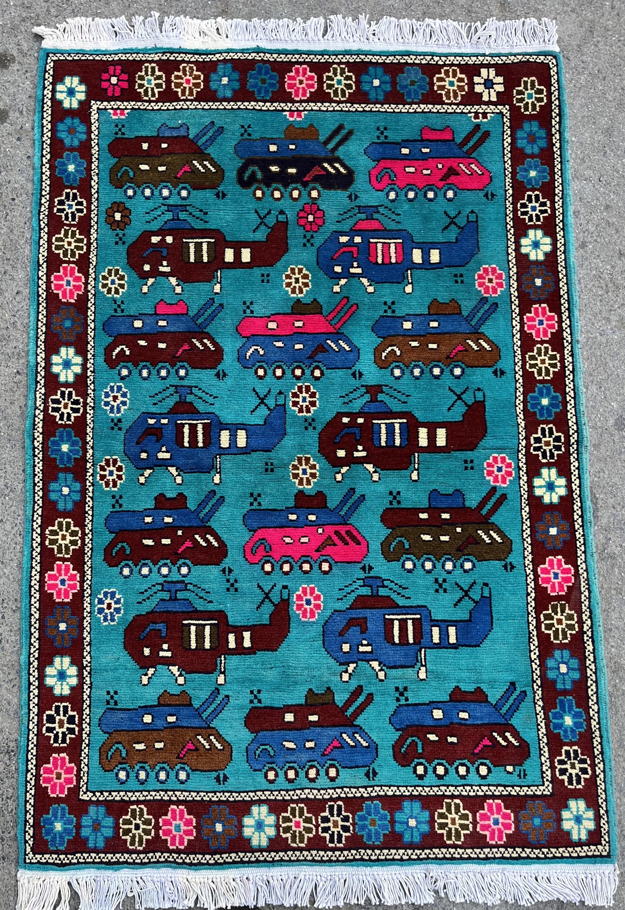Afghan War Rug - Etsy