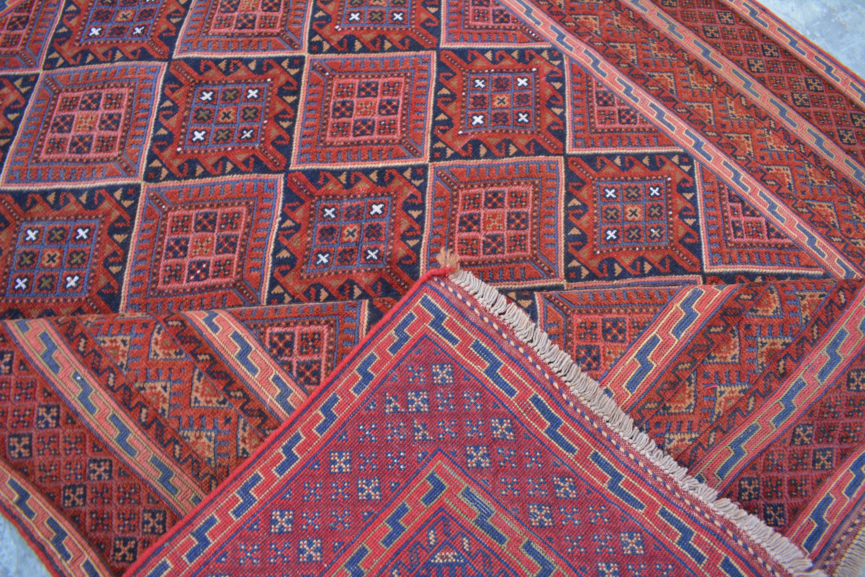 4'8 X 6'2 Feet Vintage Handmade Afghan Tribal Mishwani - Etsy