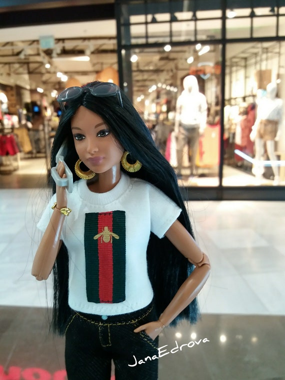La Boutique Gucci outfit 1  Dress barbie doll, Beautiful barbie dolls,  Fashion dolls