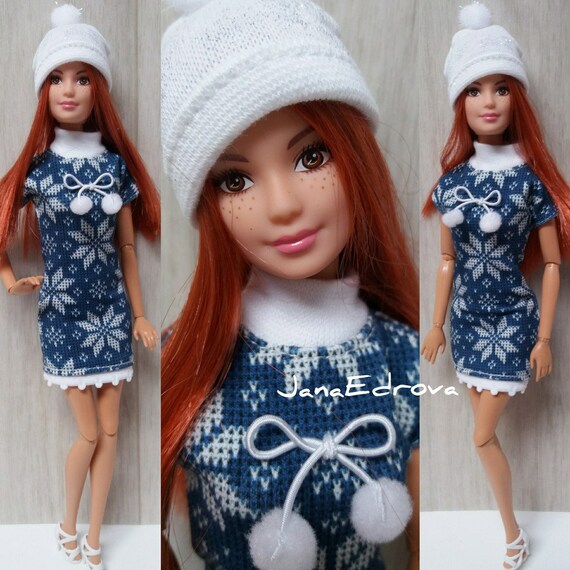 Abito natalizio blu per bambole Barbie Poppy Parker Fashion Etsy Italia Abito natalizio blu per bambole Barbie Poppy Parker Fashion Etsy Italia