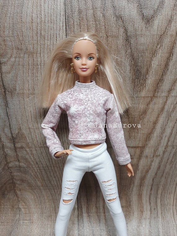 Wakker worden Dochter Concurrenten T-shirt lange mouw voor Barbie Poppy poppen - Etsy Nederland