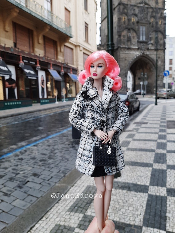 Abrigo forrado de lana para Barbie muñecas - España