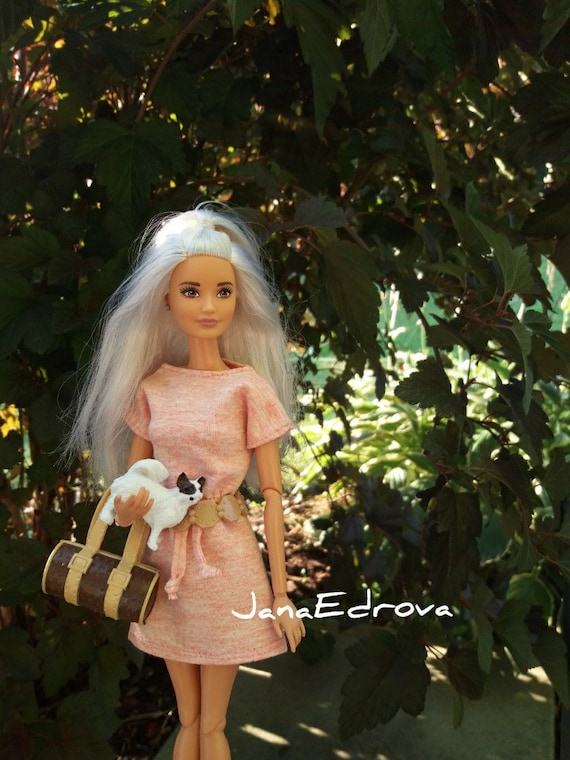 Jersey dress for Barbie dolls Etsy