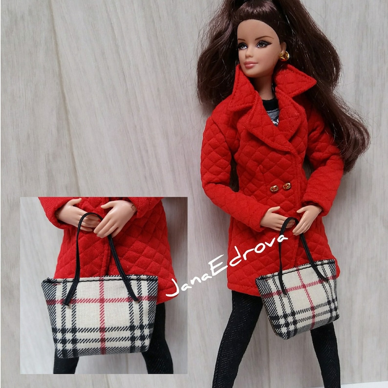 Purse - handbag for Barbie, Poppy dolls