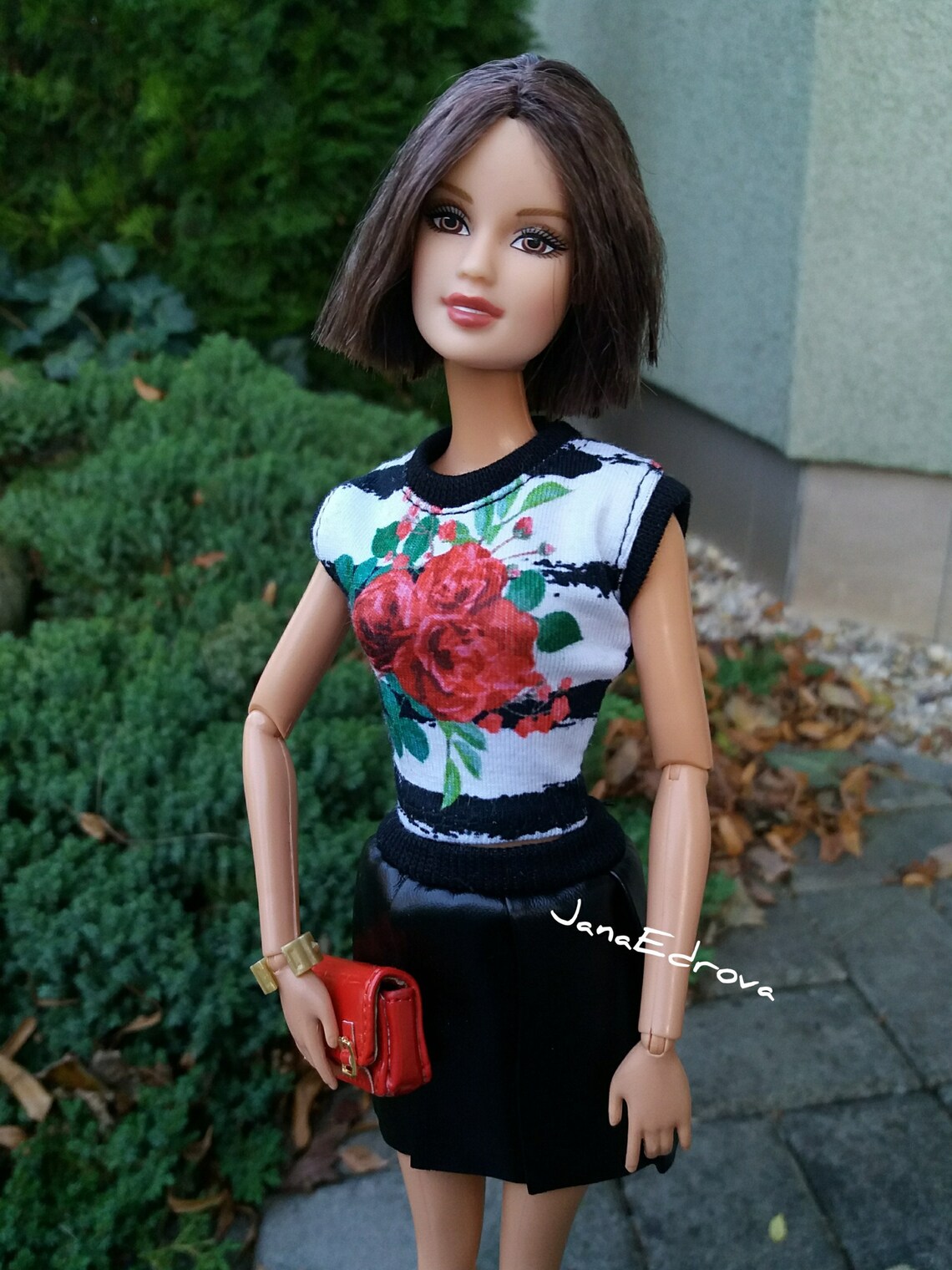 barbie leather dress