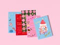 Foiled Christmas Cards A6