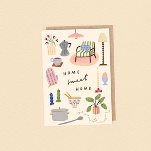 Papier cartonné A6 Home Sweet Home