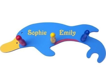 Personalised Dolphin Coat Hook