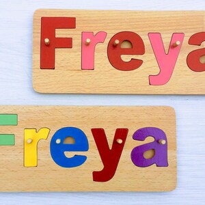 name jigsaw puzzles personalized jigsaw name educational toy personalised jigsaw toy name puzzle handmade jigsaw wooden jigsaw image 5