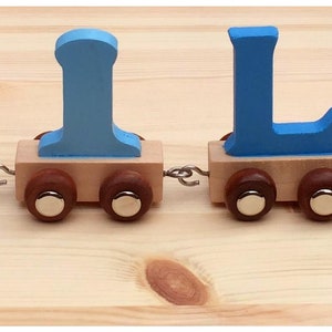 name train personalized wooden train name toddler gift christening gift boys or girls present wooden hand made train letters personalised image 8