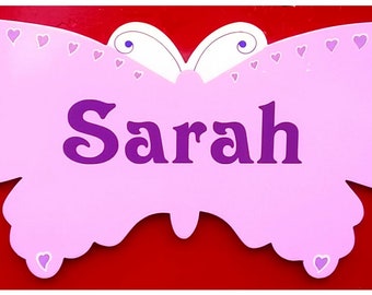 Girls And Boys Door Names, 4 Types !  butterfly, Train, Crown, Car