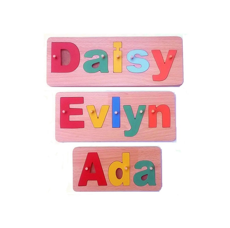 name jigsaw puzzles personalized jigsaw name educational toy personalised jigsaw toy name puzzle handmade jigsaw wooden jigsaw image 1