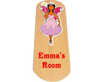 Personalized Door Name personalised door plaque wooden toys made in england