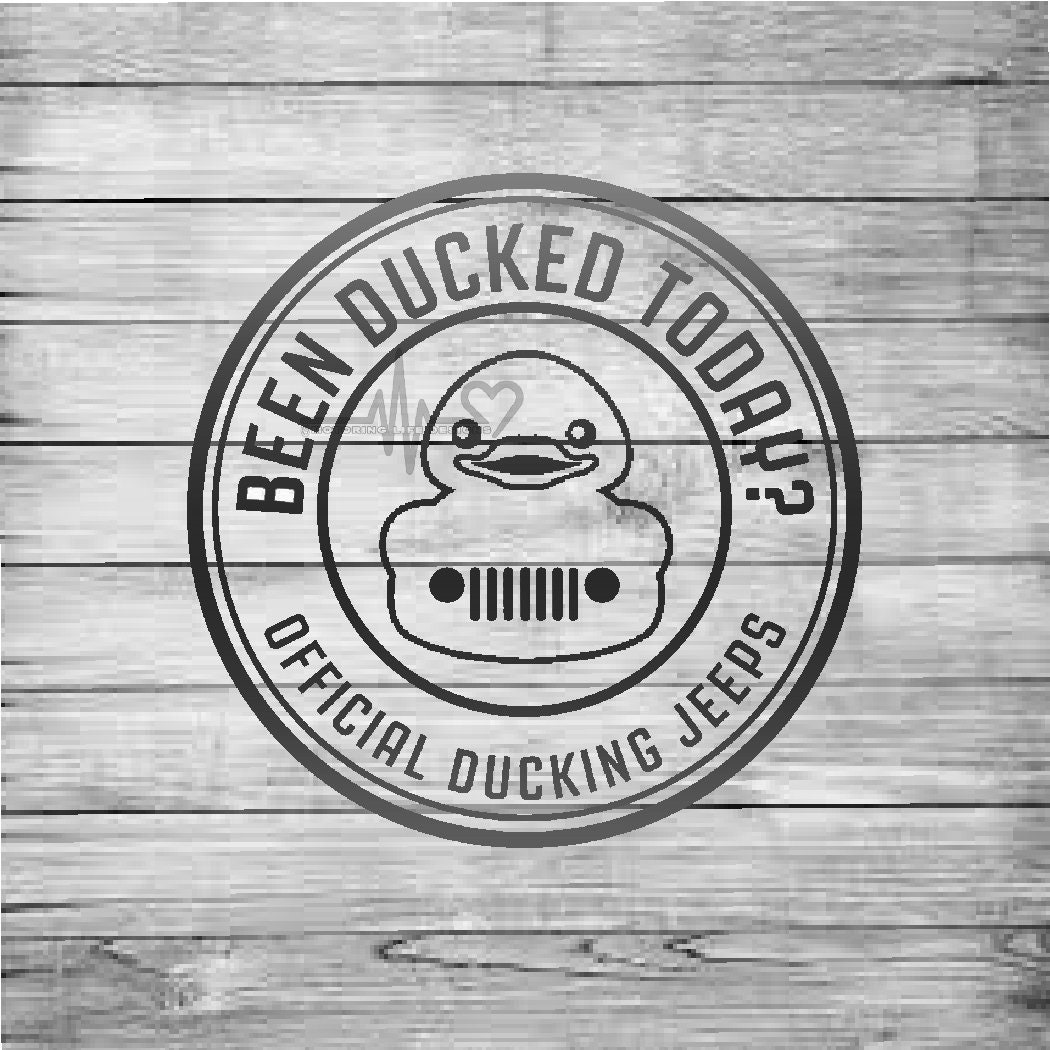 Rubber Duck Jeep SVG