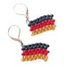 Earrings Earrings Germany Flag Flag Football World Cup European Championship Fan Articles Fan Jewelry 