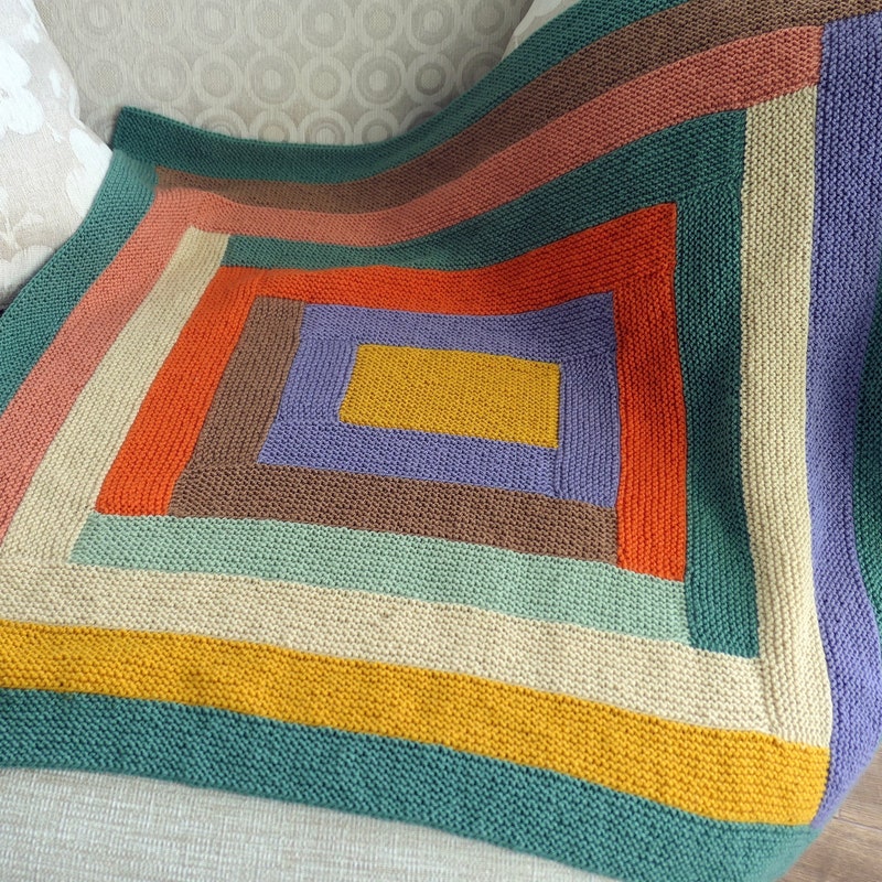 Knit Blanket Etsy