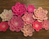 Large paper flower backdrop