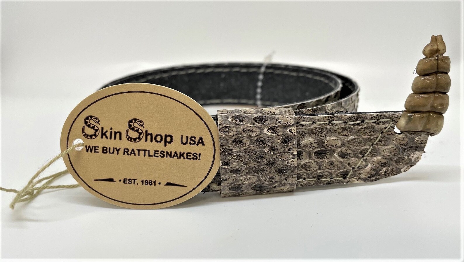 Genuine Rattlesnake Hat Band With Rattle Etsy