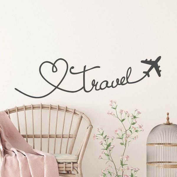 Travel Wall Decal Etsy