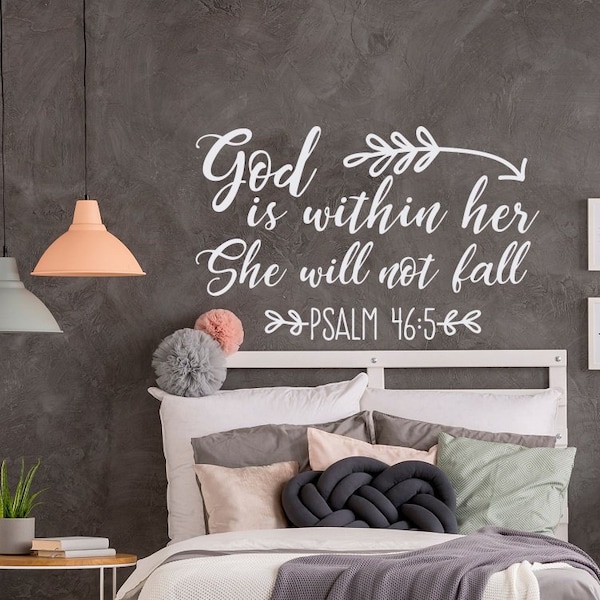 Religious Wall Decal Etsy