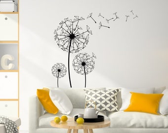 Löwenzahn-Blüte Wandtattoo: Blumendekoration für Zuhause #29
