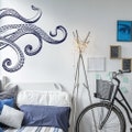 Octopus Tentacles Wall Decal: Kraken Sea Animal Sticker, Marine Life Art #37