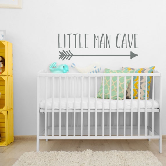 Wall Decal Kids Little Man Cave Simple Nursery Decor - Nursery Wall Decal Boy Wall Decal Kids Little Man Cave Simple Nursery Decor - Nursery Wall Decal Boy