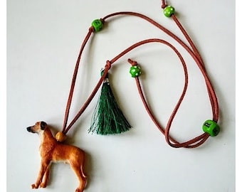 Animal Necklace for kids/Dog Necklace for kids/kids Animal Toy Necklace/Animal Lleather Cord Necklace  /Birthday Gift for kids