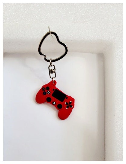 Gamingcotroller Key Ring Game Controller Name Keychains/ PVC Handle Key Ring/game Controller ...