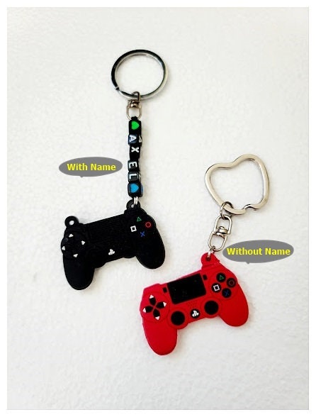 Gamingcotroller Key Ring Game Controller Name Keychains/ PVC Handle Key Ring/game Controller ...