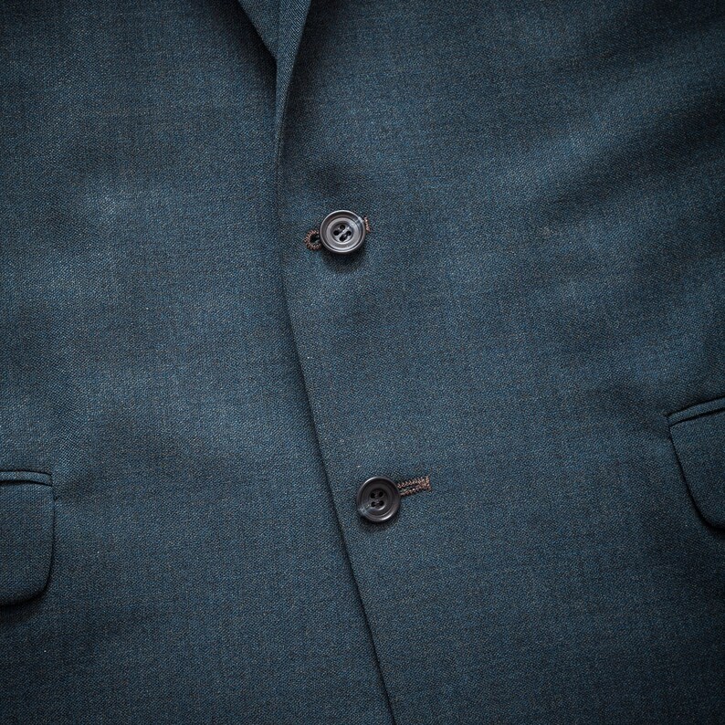 1960s BlueTeal Suit