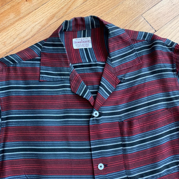 Vintage 1950s Penney's Rockabilly Stripe Loop Coll
