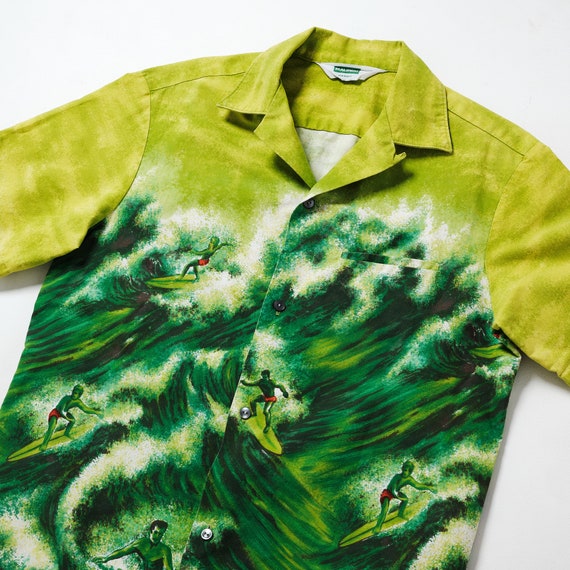 Vintage 1960s Surfer Hawaiian Shirt - image 2