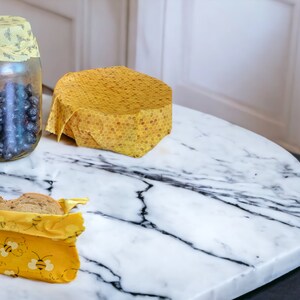 Title: Eco-Friendly Reusable Beeswax Food Wraps -  Sustainable, Organic, Zero Waste