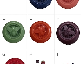 Colored Beeswax blocks