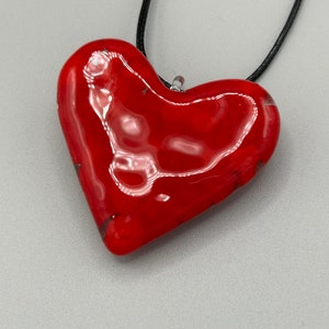 Glass Heart Pendant