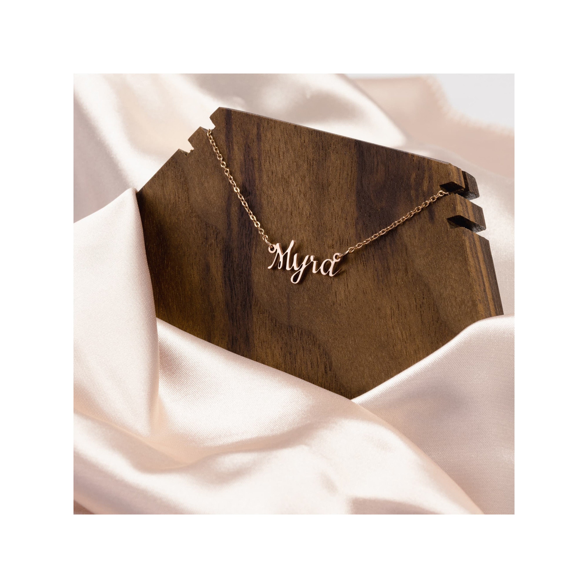 Girlfriend Custom Name Necklace Personalized Name Plate, Nameplate