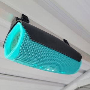 JBL CHARGE 3, 4 & 5 Speaker Holder, UTV, Golf Cart Roof Mount, Vertical Bar Mount, Side by Side, Tent Speaker Mount, 3D printed in Usa!