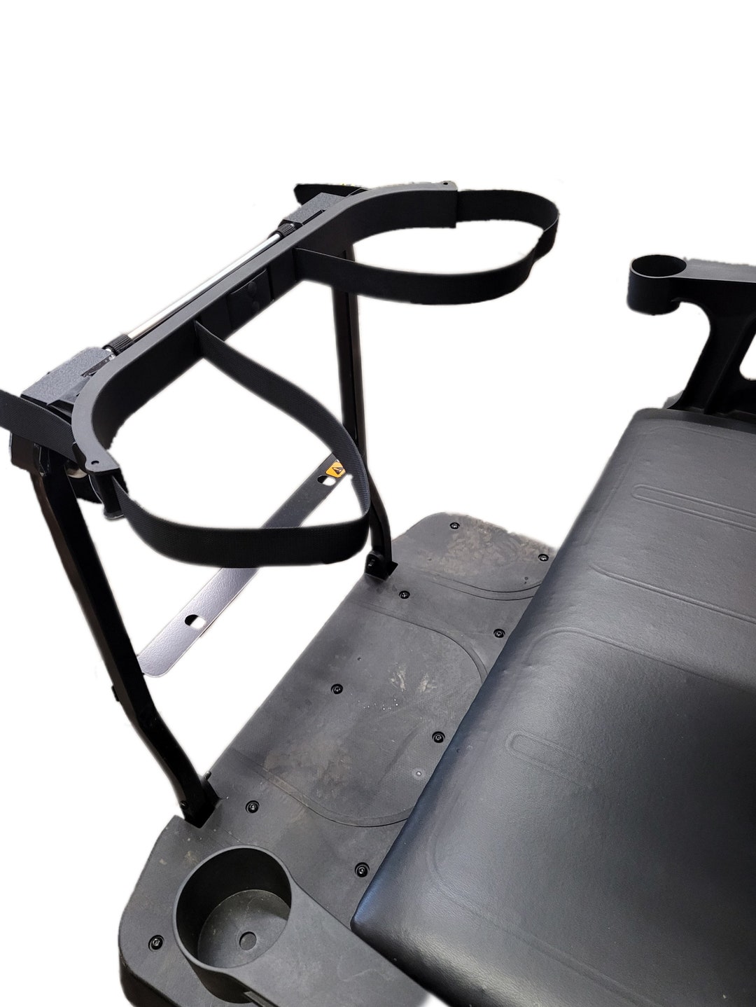 EZGO Golf Cart Golf Bag Holder Attachment, Easily Removable, No